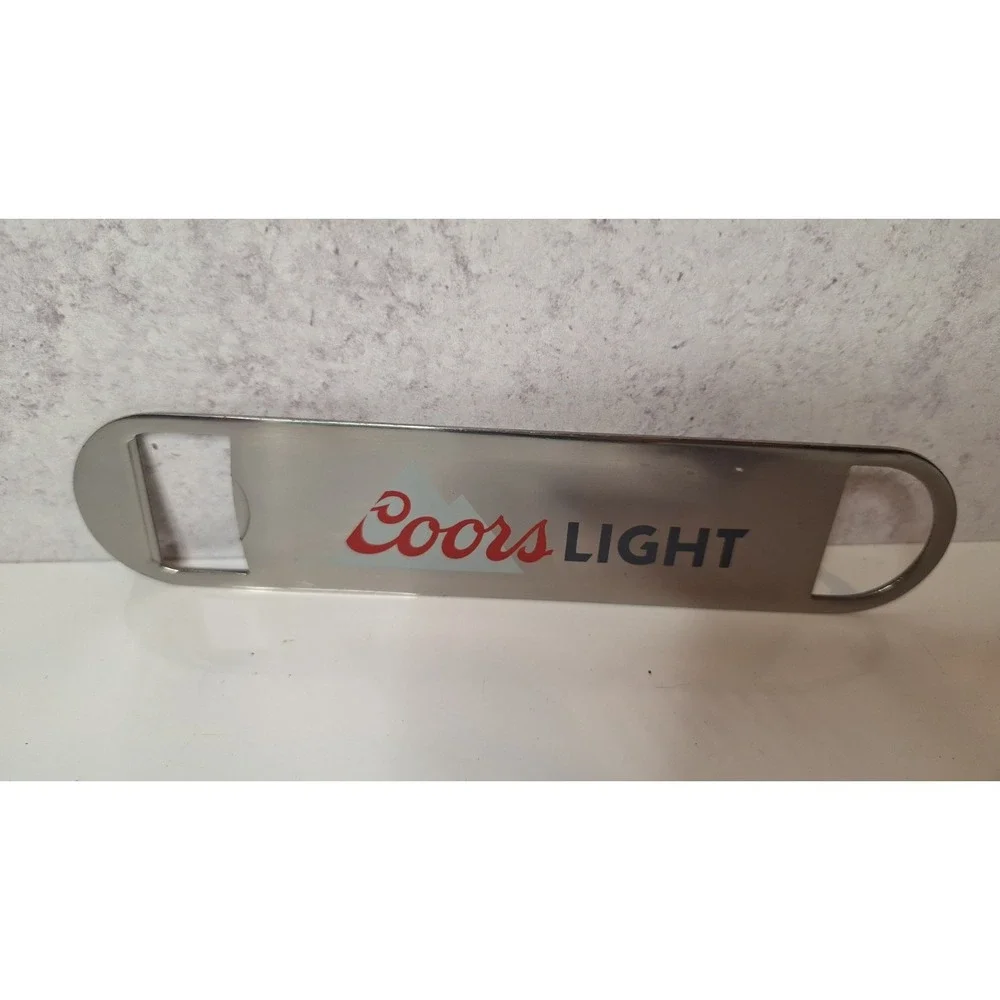 Stainless Steel Bottle Opener, CoorsLight Branded Bar Blade